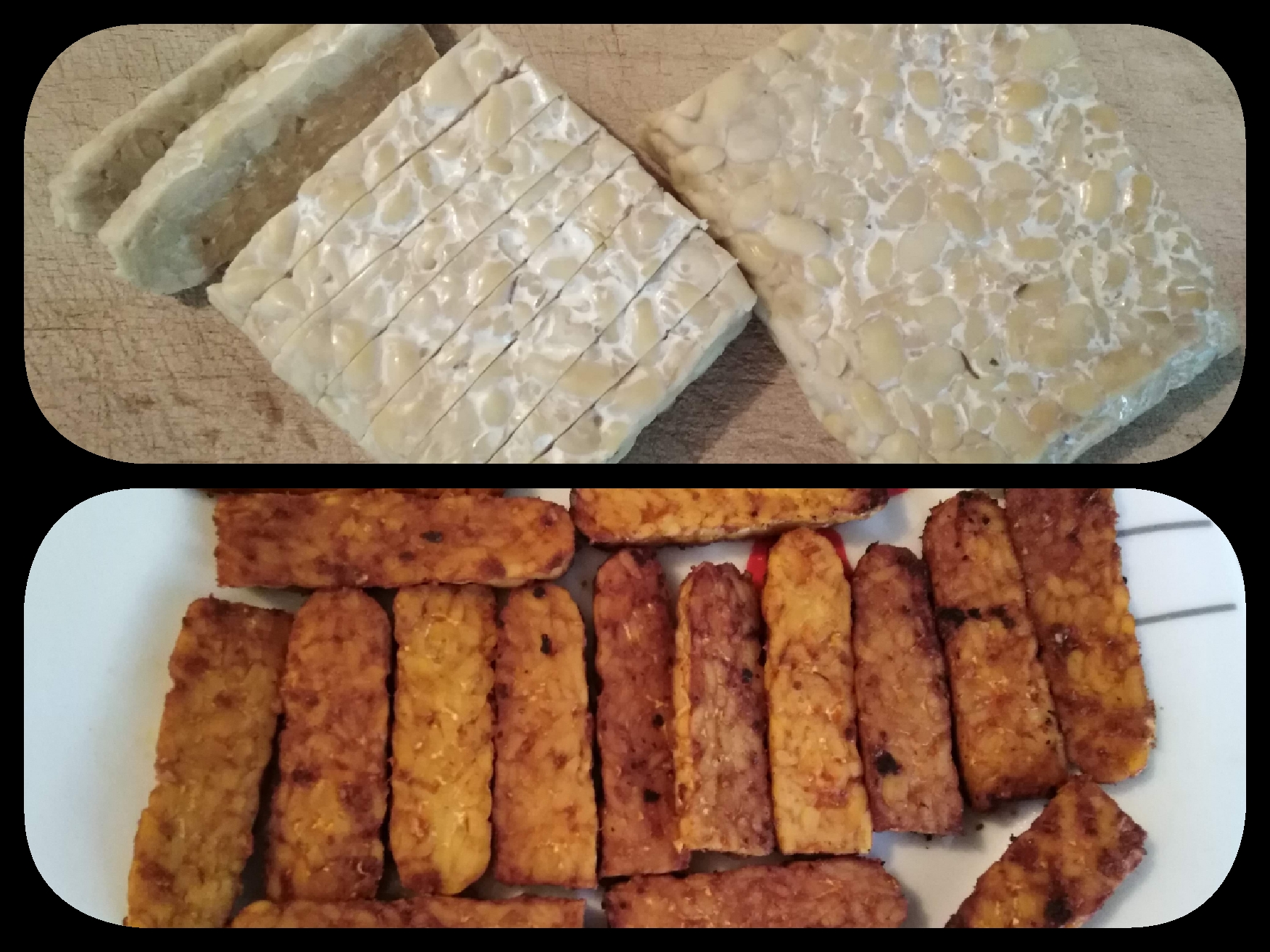 Tempeh mariné au tamari et au citron