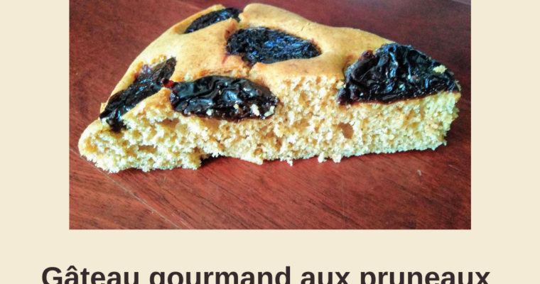 Gâteau gourmand aux pruneaux (IG bas)